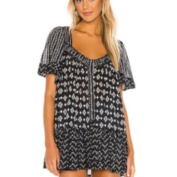 Free People Hearts Desired Printed Mini Dress - Picture 6 of 6